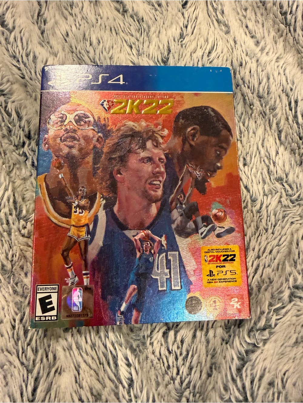 NBA 2K22 75th Anniversary Edition PS4 PlayStation 4 - SLIP COVER – NEW!